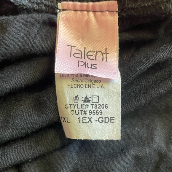 strapless black and cream dress top - Picture 2 of 2